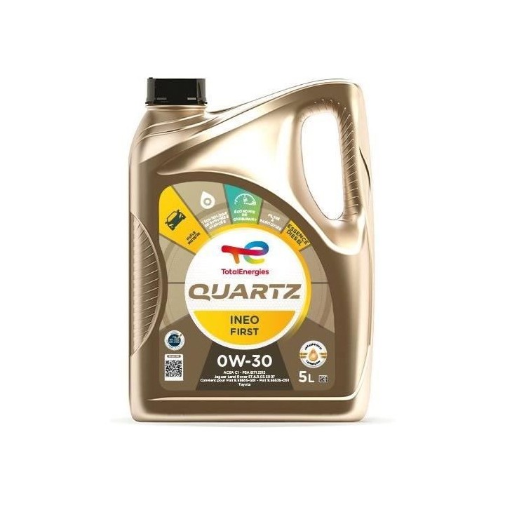 Huile moteur - TotalEnergies - Quartz Ineo First 0W-30 - 5L