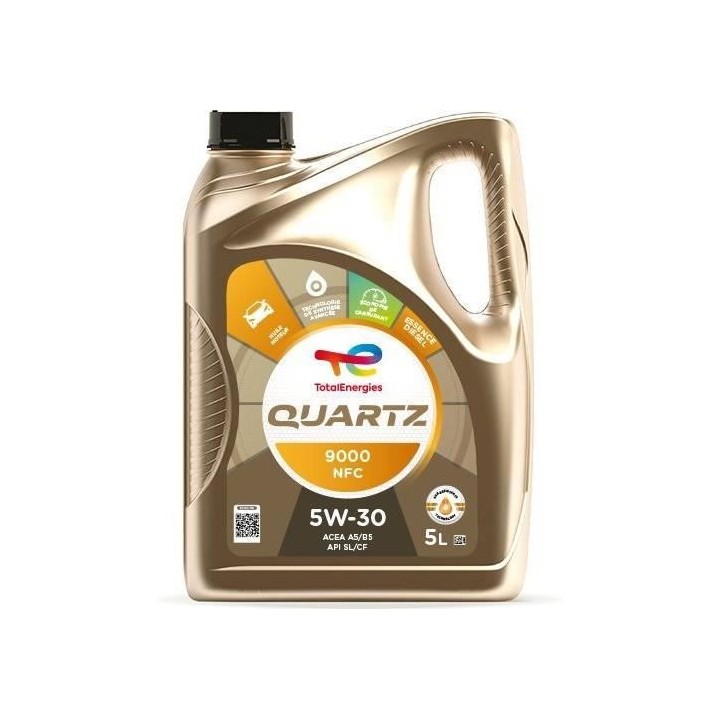 Huile moteur - TotalEnergies - Quartz 9000 NFC 5W-30 - 5L