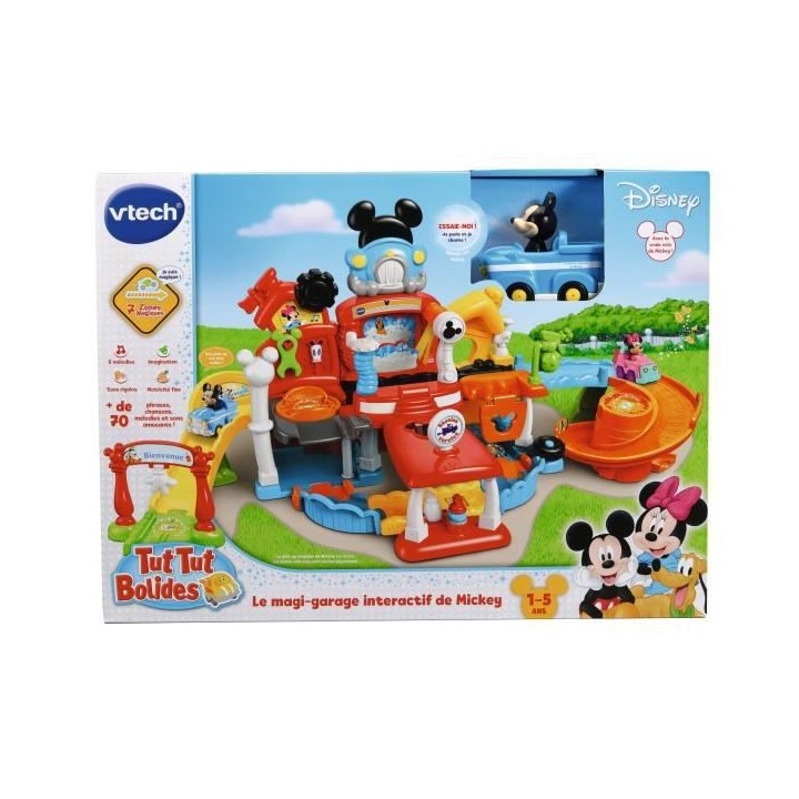 VTECH - Tut Tut Bolides - Le Magi-Garage Interactif de Mickey (+ Pick-