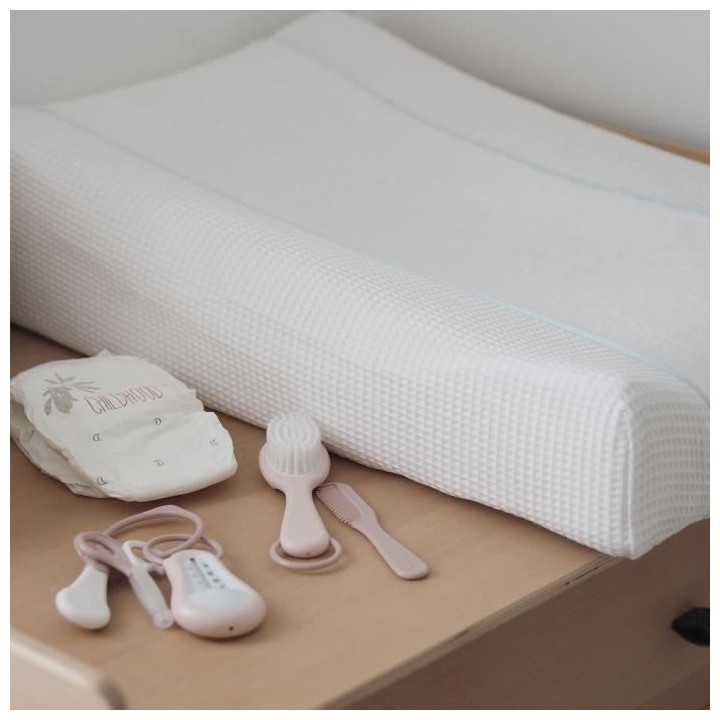 BEABA, Housse pour Matelas a Langer Sofalange, 100% Coton Nid d'abeill