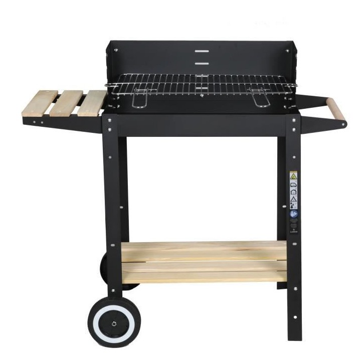 Barbecue a charbon X LUMIX - Grille de cuisson en acier chromé - Surf