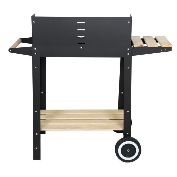 Barbecue a charbon X LUMIX - Grille de cuisson en acier chromé - Surf