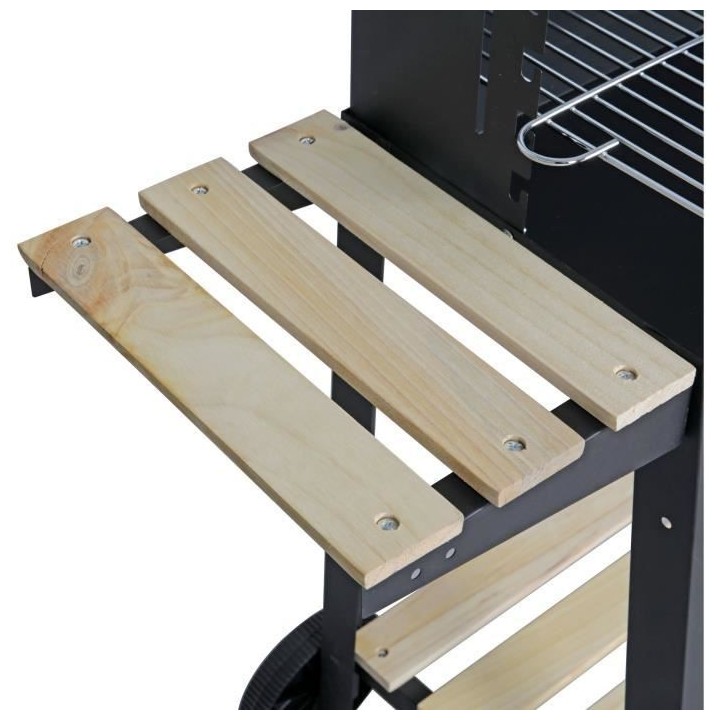 Barbecue a charbon X LUMIX - Grille de cuisson en acier chromé - Surf