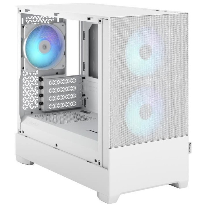 FRACTAL DESIGN - Pop Mini Air RGB White TG - Boîtier PC - Blanc (FD-C