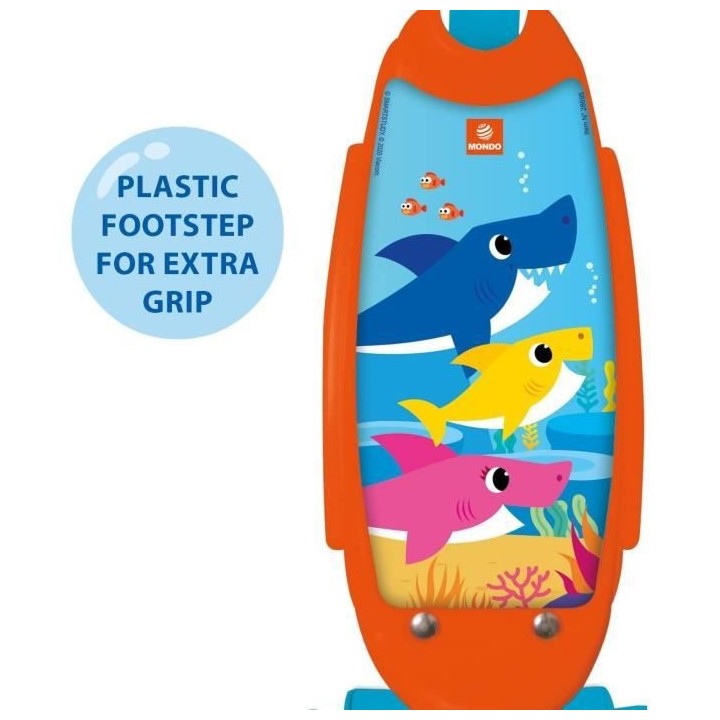 MONDO - Trottinette / Patinette 3 roues - Baby Shark