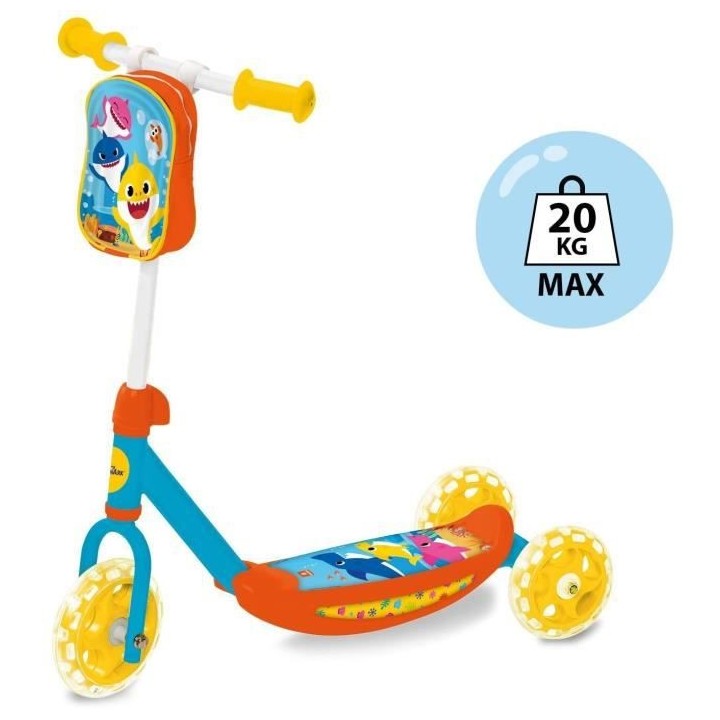 MONDO - Trottinette / Patinette 3 roues - Baby Shark