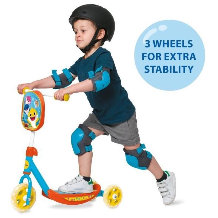 MONDO - Trottinette / Patinette 3 roues - Baby Shark
