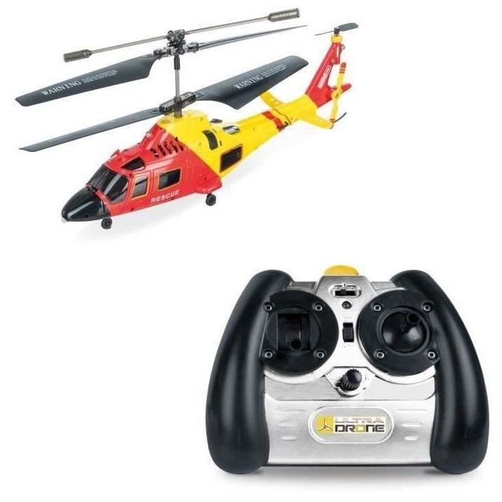 MONDO MOTORS - Hélicoptere télécommandé - Ultradrone H22 Rescue -