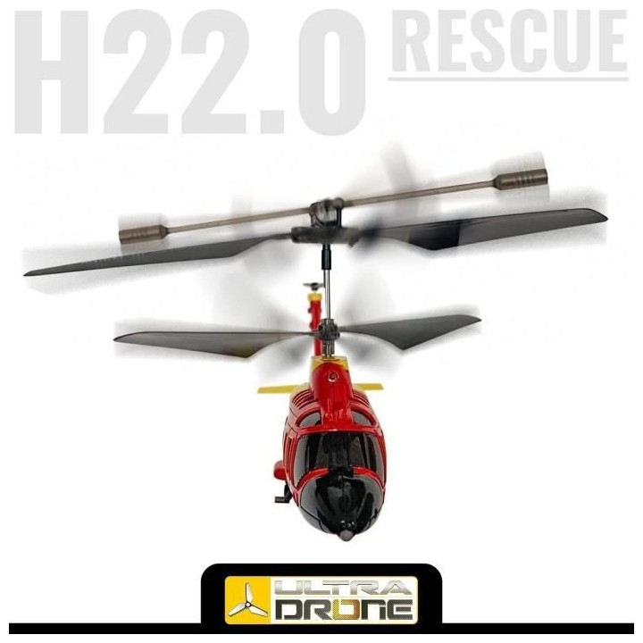 MONDO MOTORS - Hélicoptere télécommandé - Ultradrone H22 Rescue -
