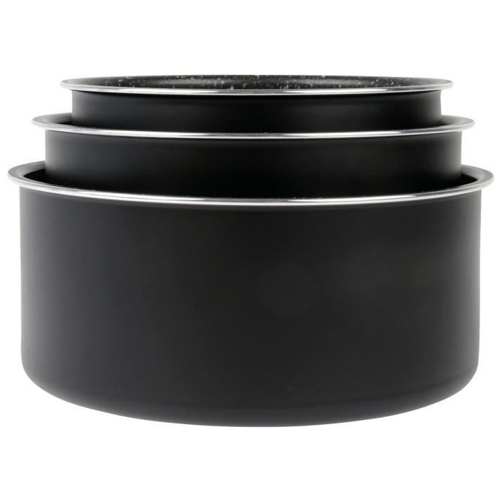 SITRAM 713498 - Batterie de cuisine 11 pieces - Aluminium pressé - Re