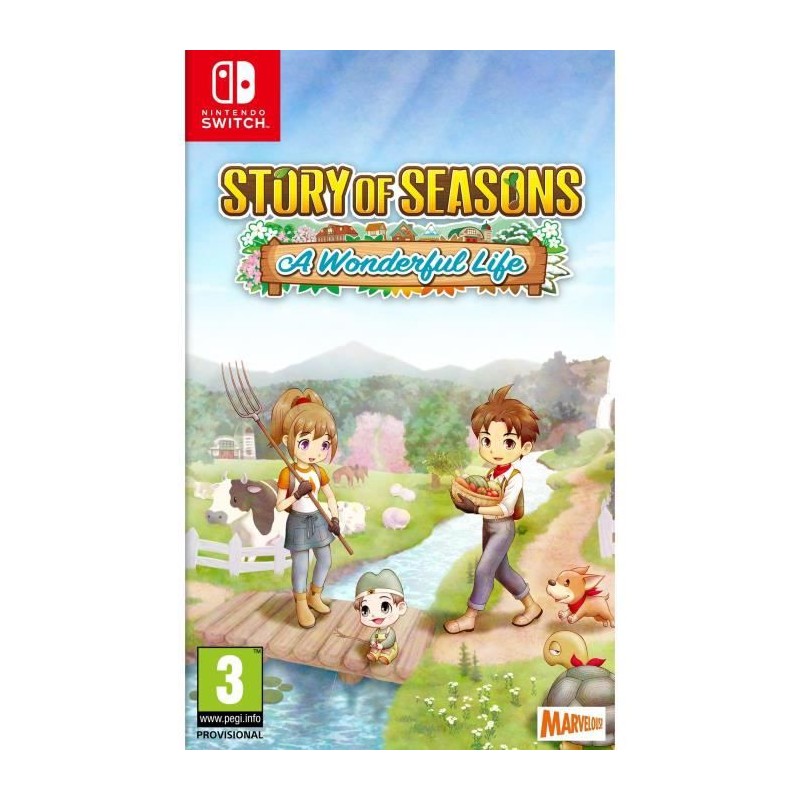 Story Of Seasons A Wonderful Life Jeu Nintendo Switch