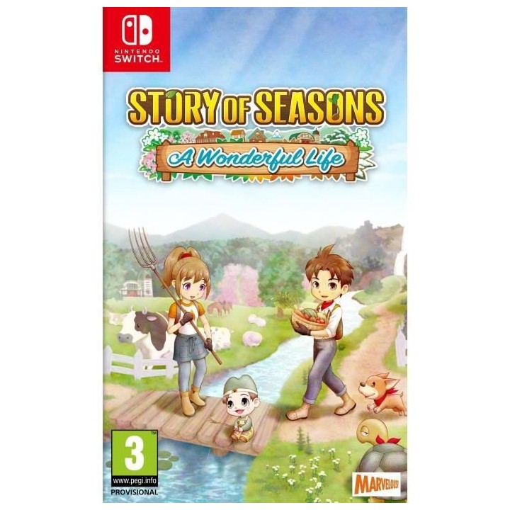 Story Of Seasons A Wonderful Life Jeu Nintendo Switch
