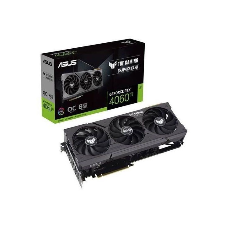 ASUS - Carte Graphique - TUF-RTX4060TI-O8G-GAMING