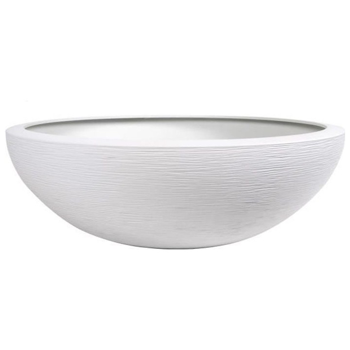 EDA Pot vasque Graphit Ø59cm - Contenance 39L - Blanc cérusé