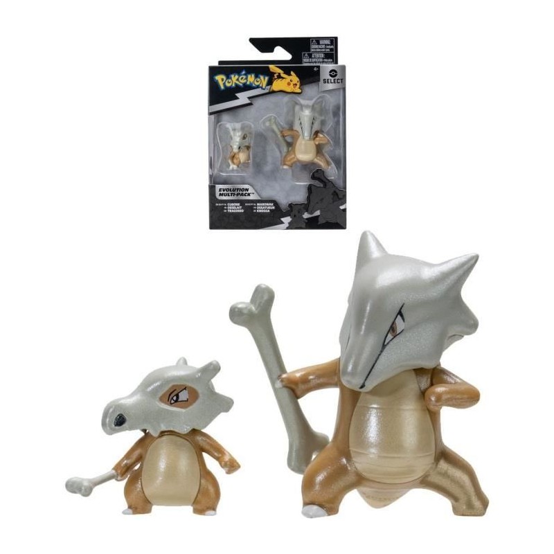 Pokémon - Pack évolution Osselait (5 cm) & Ossatueur (10 cm) - BANDAI