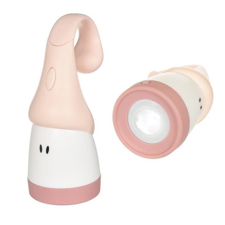 Béaba Sécurité Veilleuse Pixie Torch Rose Dragée