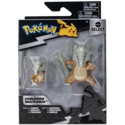 Pokémon - Pack évolution Osselait (5 cm) & Ossatueur (10 cm) - BANDAI