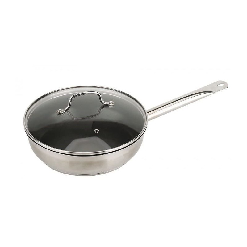 Sauteuse revetue 24 cm avec couvercle GASTRONOMIE