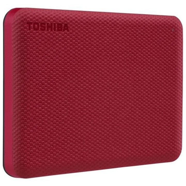 Disque dur externe - TOSHIBA - Canvio Advance - 1 To - Rouge