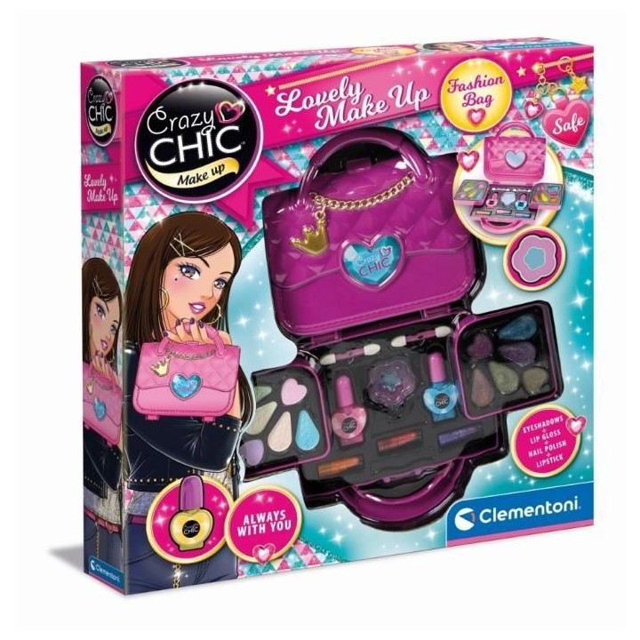 Clementoni - Crazy Chic - Sac de maquillage