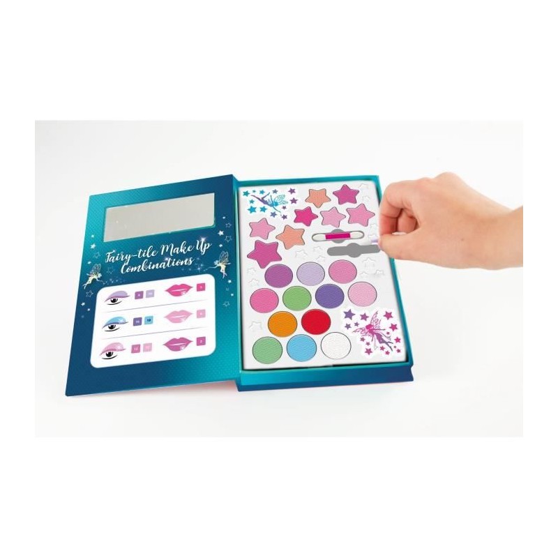 Clementoni - Palette de maquillage Fairy Style - Crazy Chic - Coffret fille avec miroir intégré