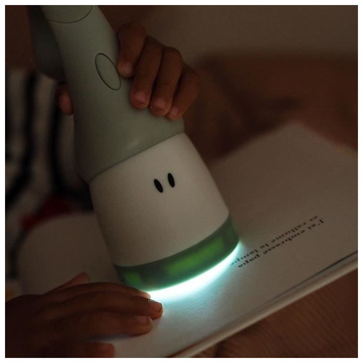 BEABA , Veilleuse et lampe torche 2 en 1 nomade, rechargeabe USB, Vert