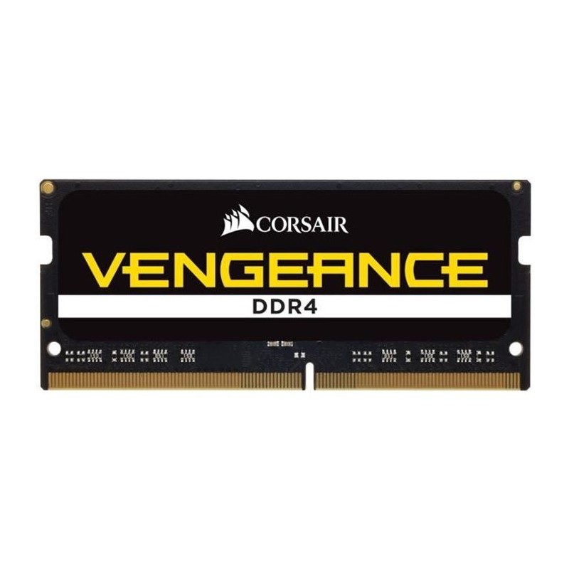 Mémoire RAM - CORSAIR - Vengeance DDR4 - 8GB 1x8GB DIMM - 2400 MHz - 1.20V - Noir (CMSX8GX4M1A2400C)