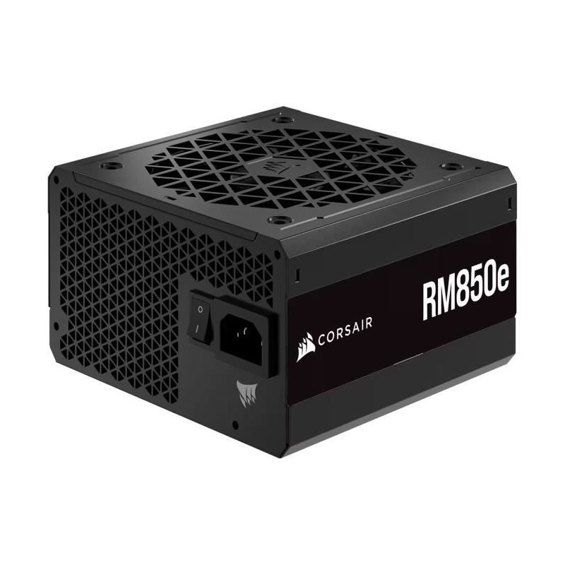 CORSAIR - RM850e - Bloc d'alimentation - 850 Watts - ATX 3.0 Silencieuse - Certifié 80 PLUS Gold - (CP-9020263-EU)