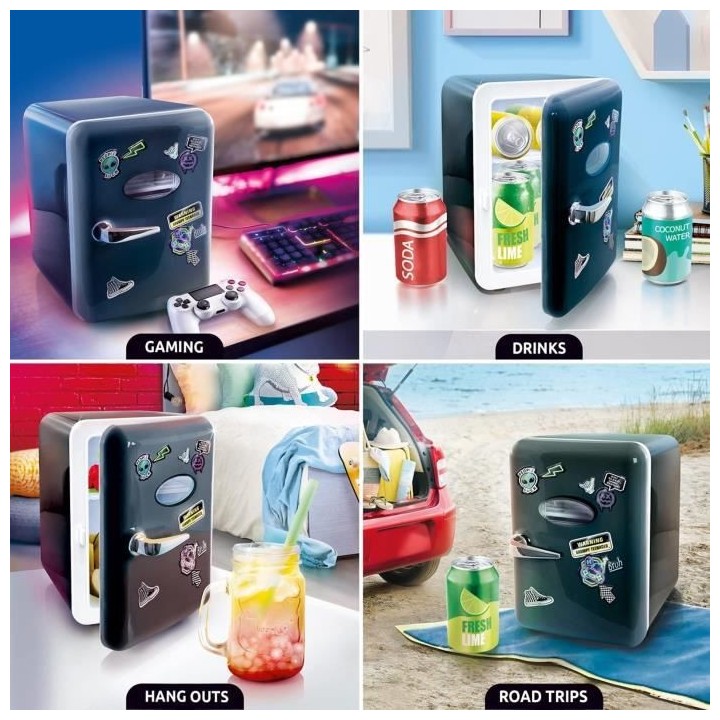 Creator - Mini Frigo Mixte Noir - Loisirs Créatifs - INF 038 - Canal
