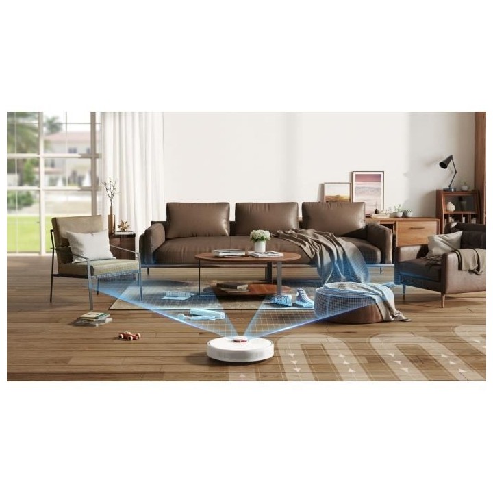 Dreame D10s Robot aspirateur et serpillere avec Navigation LDS, 5000 P