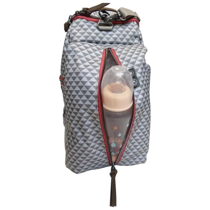 BEABA Sac a langer Sydney II, Modulable, Grande contenance, Rangements