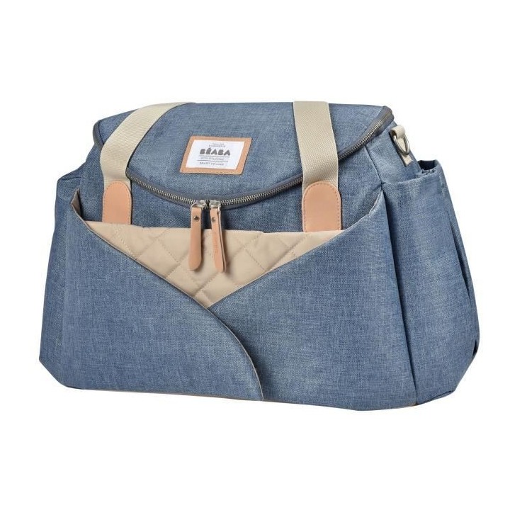 BEABA Sac a langer Sydney II, Modulable, Grande contenance, Rangements