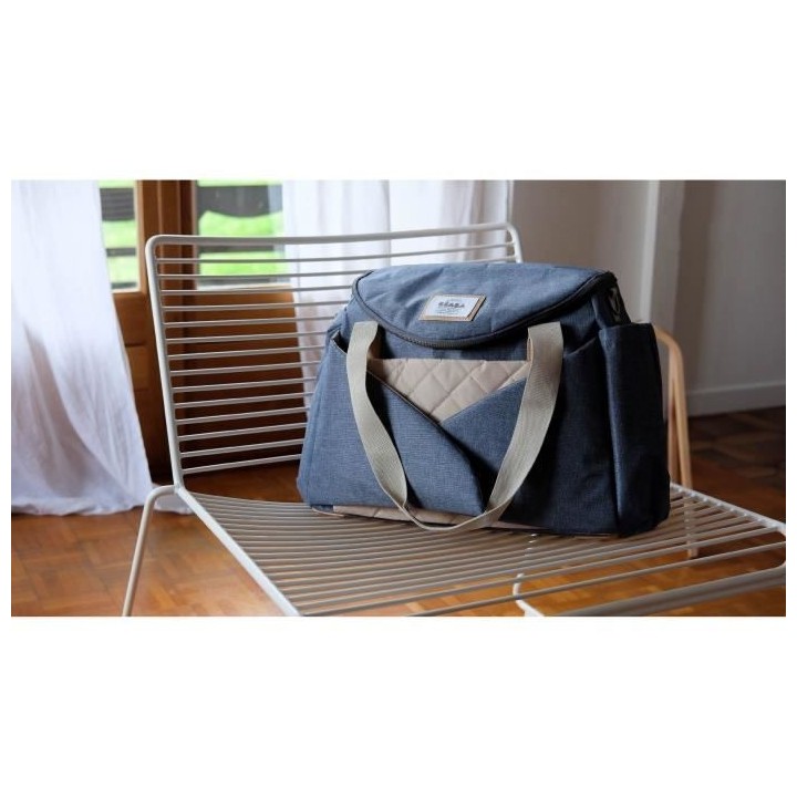 BEABA Sac a langer Sydney II, Modulable, Grande contenance, Rangements