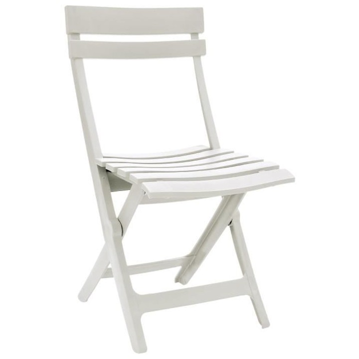 GROSFILLEX Chaise pliante Miami - Blanc