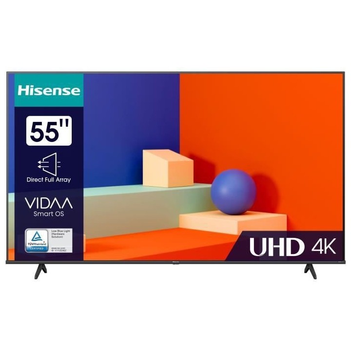 TV LED HISENSE - 55A6BG - 55'' (139,7CM) - UHD 4K - DOLBY VISION - SMA