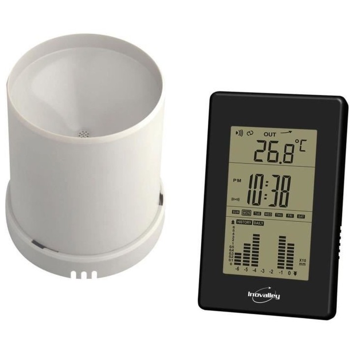 PLUVIOMETRE ELECTRIQUE SANS FIL - INOVALLEY - PLE12