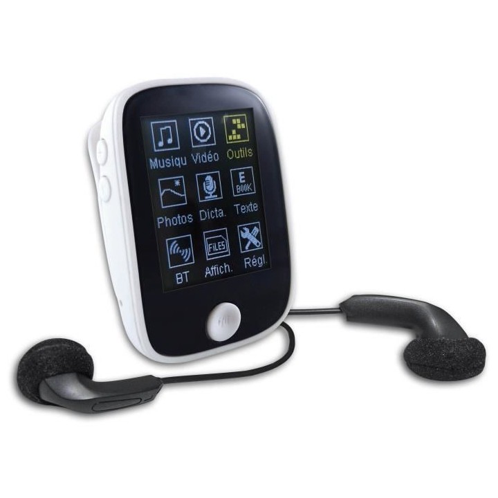 LECTEUR MP4 BLUETOOTH BTOOTH V2.1 CLIP AU DOS ECRAN 1,8 MICRO SD - INO