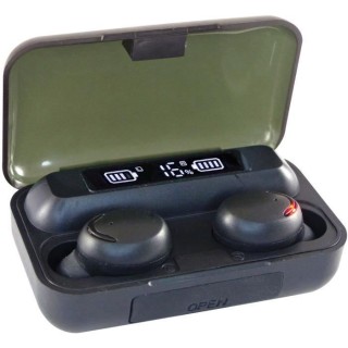 OREILLETTES STEREO BLUETOOTH ET POWER BANK NOIR - INOVALLEY - CO15-BTH