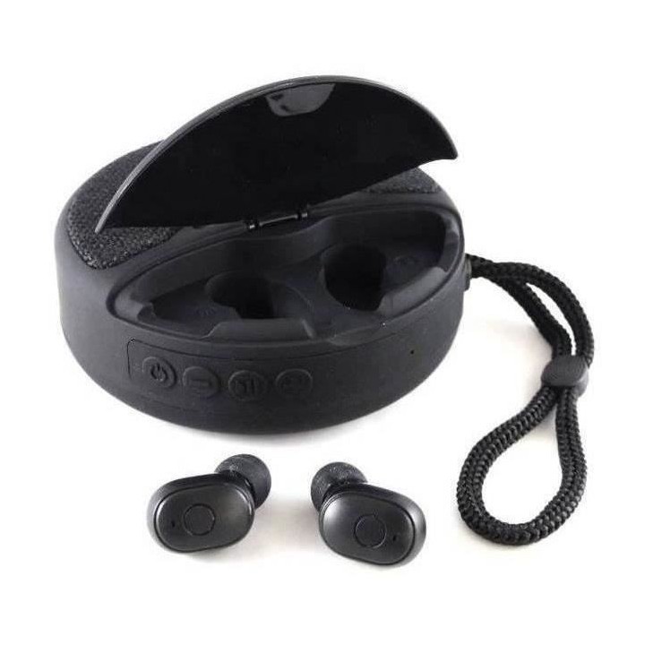 ENCEINTE PORTABLE ET OREILLETTES STEREO - INOVALLEY - HP-C02-B