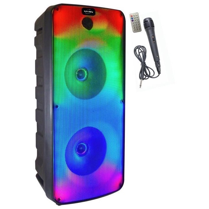 Enceinte lumineuse Karaoke INOVALLEY Fire XXL