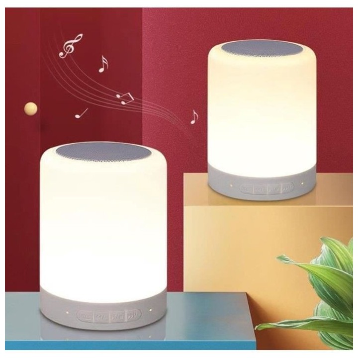 ENCEINTE PORTABLE LUMINEUSE BLUETOOTH GRIS - INOVALLEY - HP113L-BTH