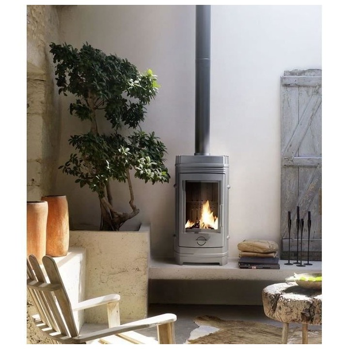 Poele a bois INVICTA Chatel - Puissance optimale: 8 kW - Max: 12 kW- B