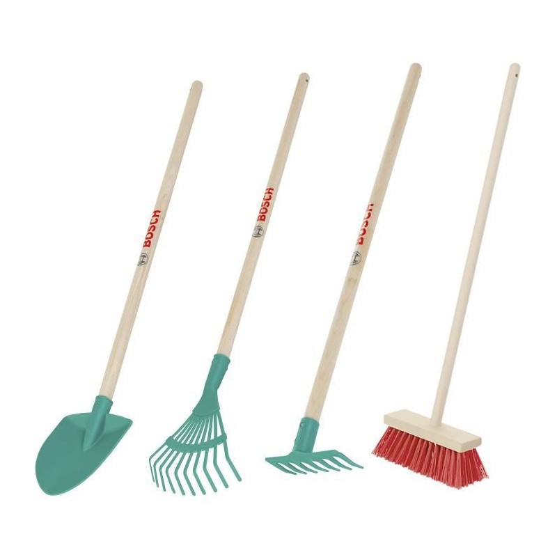 Outils de jardinage Bosch en bois et plastique, 4 pieces - KLEIN - 2794