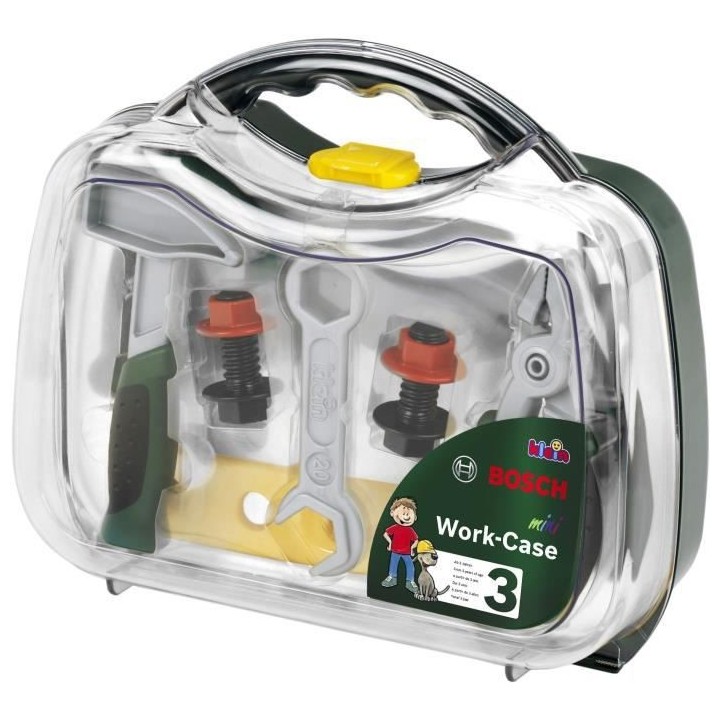 Mallette outils transparente Bosch avec accessoires - KLEIN - 8452