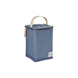 BEABA, Pochette repas isotherme Bleu chiné