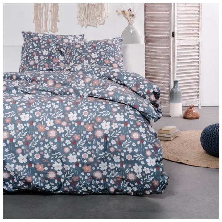 Parure de lit - TODAY Sunshine - 240x220 cm - 2 personnes - coton impr