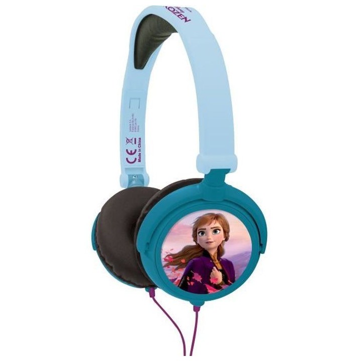 LA REINE DES NEIGES Casque stéréo enfant LEXIBOOK - pliable et ajust