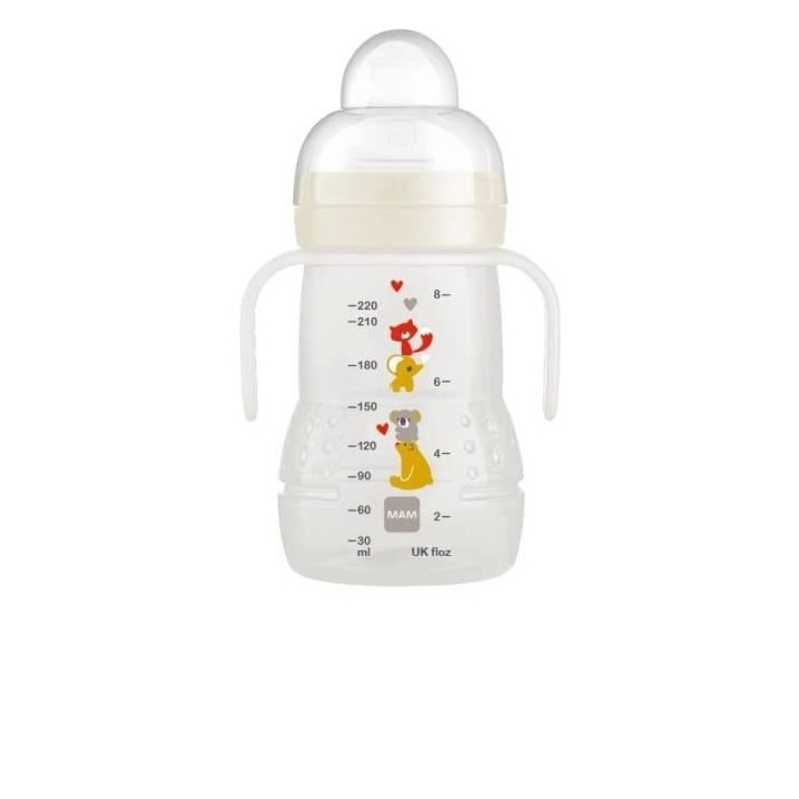 MAM Repas Biberon de Transition +4m Goutte Vert 220ml