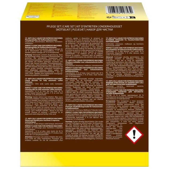 Kit Nettoyage - Perfect Clean - Machines a Expresso