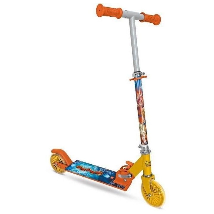 MONDO - Trottinette / Patinette 2 roues pliable - Dragon Ball